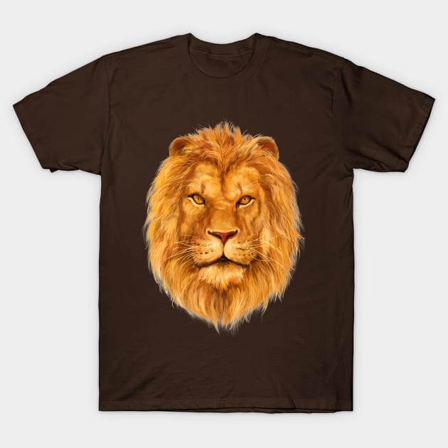 KING LION T-Shirt by Tapan